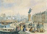 fritz von dardel Skeppsbron vid Gustav IIIs staty china oil painting reproduction